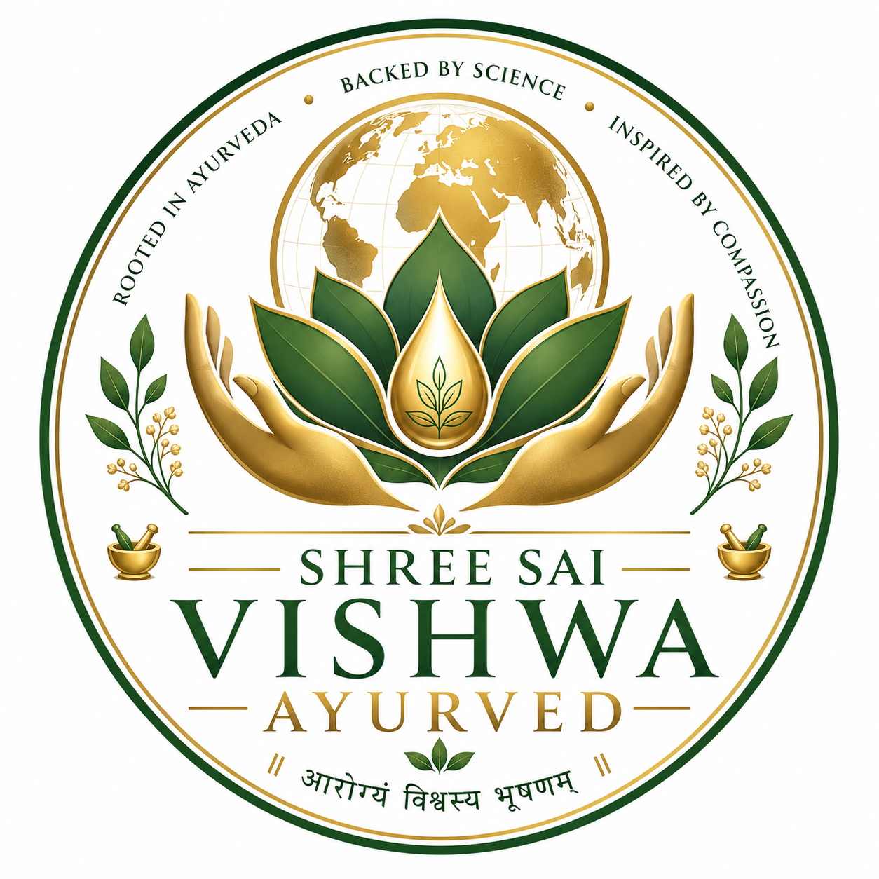 Shree Sai Vishwa Ayurved logo
